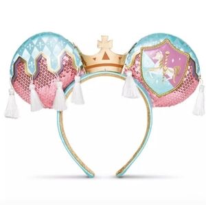 Disney Prince Charming Regal Carrousel Mickey Mouse Ears Headband